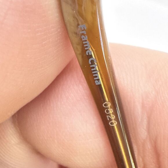 Via Spiga Dulcina Zyloware Eyeglasses Frame 600 Women's Brown Plastic 52-16 135 - Picture 8 of 9